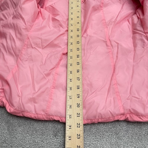 Columbia Puffer Parka Jacket Kids Girls Medium Pink Hoodie Full Zip Winter Pocke - Picture 11 of 13