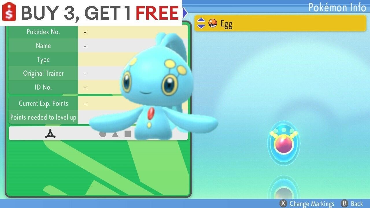 Manaphy  Pokédex