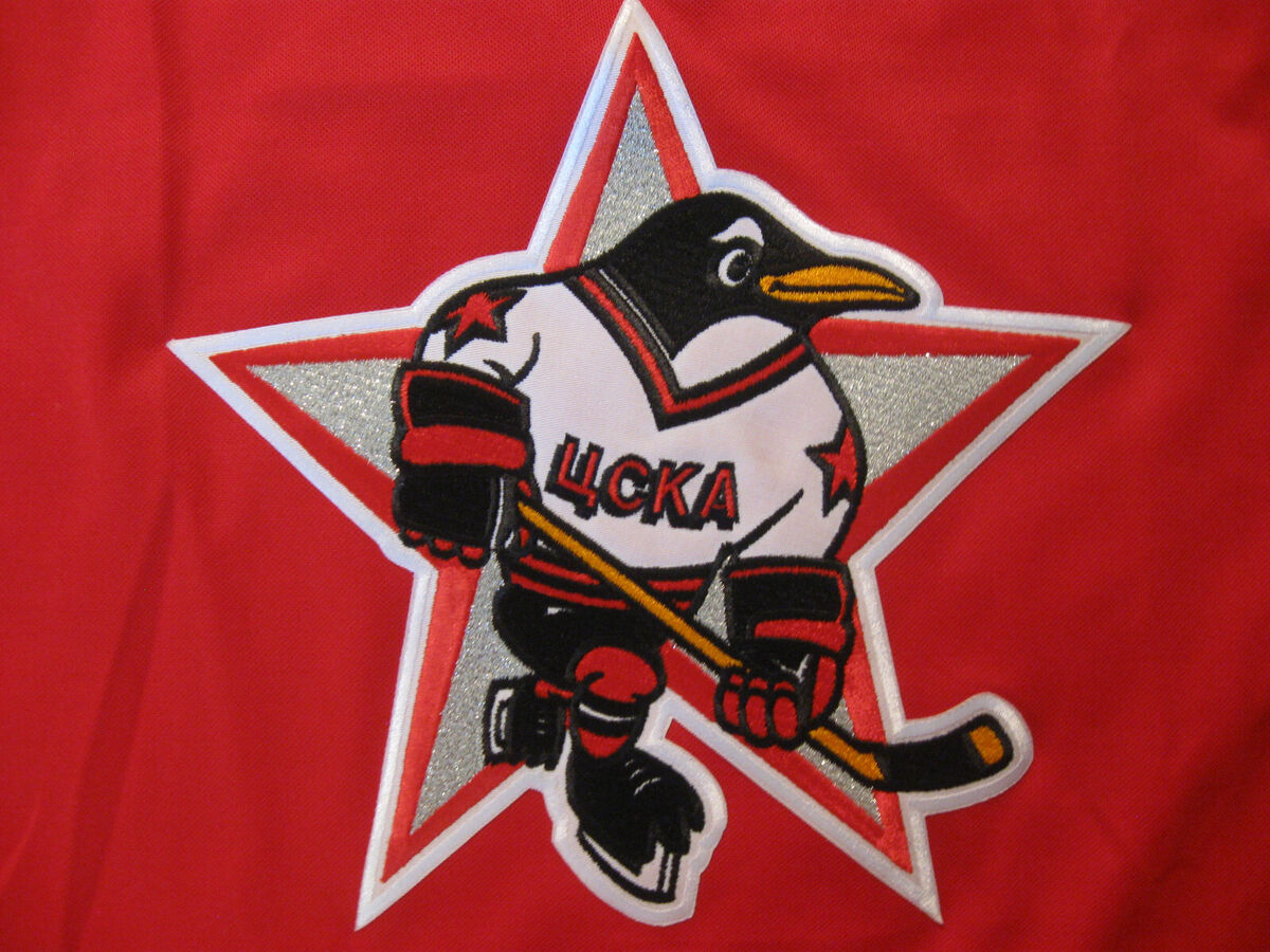 Red Army CSKA Moscow Penguins 1999-00 Russian Hockey Jersey Dark