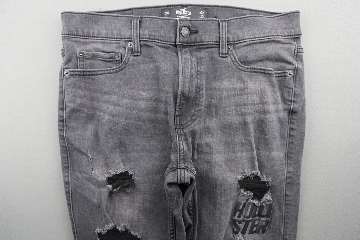 Hollister stacked jeans top