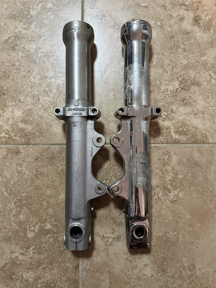 Harley 39mm dual disc fork legs sliders 1999 & down FXR Dyna XL FXRT eBay