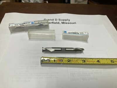 OSG 5220500, 3/8'' Double Square End Mill, Cobalt, 9/16'' LOC, 3-1/8'' OAL, 2-Flute