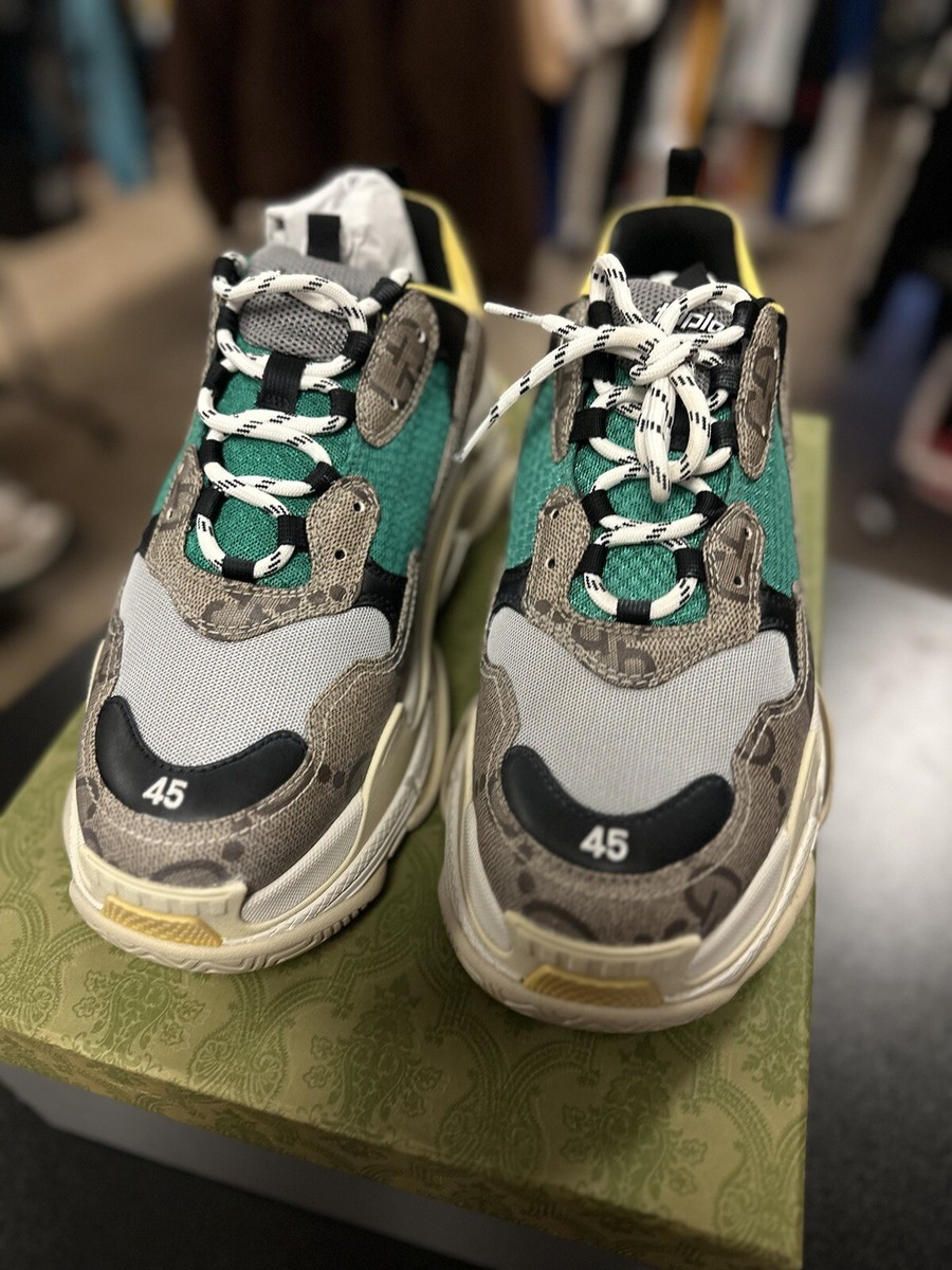 BALENCIAGA × GUCCI トリプルS 45EU/12US Gucci Balenciaga Triple S The Hacker Project