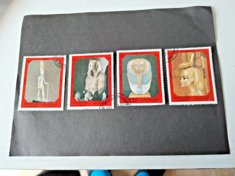 lot15 timbres oblitérés émis par SHARJAH 1972 (Émirats Arabes Unis)thèmes divers - Photo 2/3