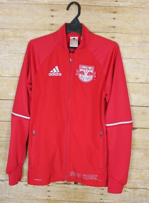 Adidas NY Red Bull Men's Size XS Soccer Full Zip Climacool Track Jacket Red