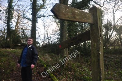 Foto 12x8 West Devon : Wegweiser Broadwoodwidger A Wegweiser mit Richtung c2011