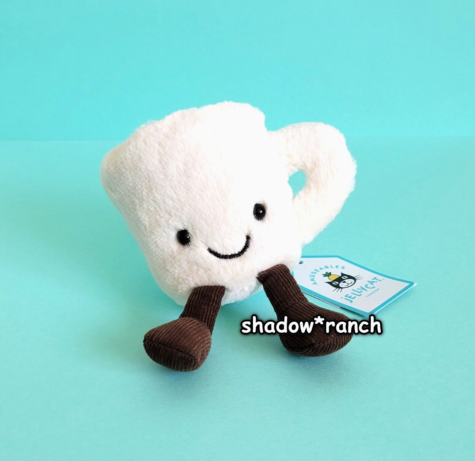 Jellycat AMUSEABLE ESPRESSO CUP - Tiny 2.5" - Authentic - Brand New with Tags