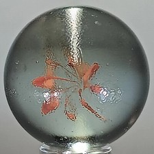 Large Vintage 8 vein Cat's Eye Marble 1.0 Inches Near-Mint Combined Shipping