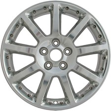 Metallic Bright Polished 9 Spoke 18 x 8 Refurbished Wheel