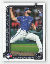 2025 Topps Baseball Adam Kloffenstein #426 RC Toronto Blue Jays