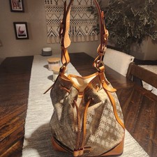 Dooney & Bourke Logo Bucket Drawstring Should...