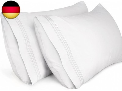 Lirex 2er Pack Kissenbezug 40 x 60 cm, Weiche Gebürstete