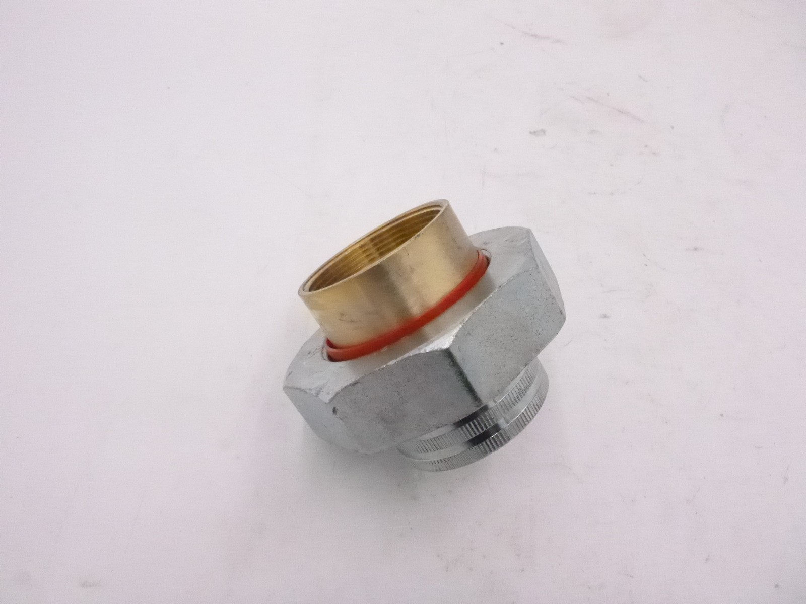 2" Dielectric Union Pipe Pressure Fitting FIP Brass x Zinc Coated Steel