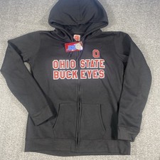 Ohio State buckeyes 4th  One apparel full zip black Women  s hoodie size 2 XL