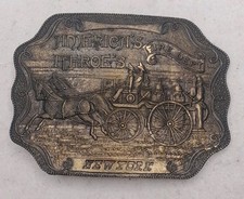 Vintage Belt Buckle - AMERICA'S HEROE'S Fire Dept New York