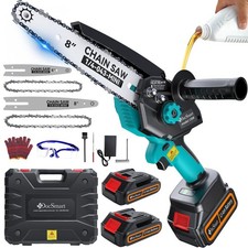 Portable Electric Mini Chain Saws 8 & 6 Inch 1000W Brushless CS08 Rechargeable