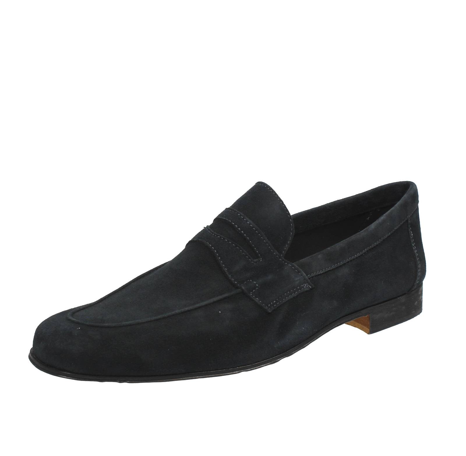 Antica Cuoieria Amalfi - blaue Wildleder Halbschuhe - Gre 42 279 cm Schuhe 24590₽