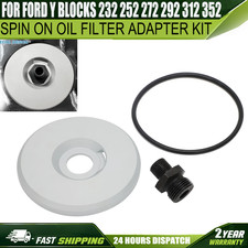 For Ford Y-block 232 252 272 292 312 Spin On Oil Filter Adapter Conversion Kit