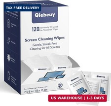 Screen Cleaner Wipes for Electronics, Lens Wipes, Streak-Free Screen Wipes