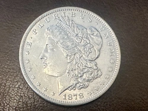 1878 7TF Rev '79 -  Morgan Silver Dollar, AU, Cleaned