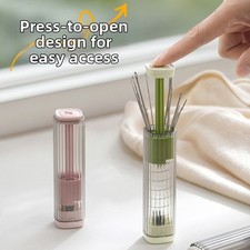 PopUp Design Magnetic Needle Holder Case Sewing Kit for Hand Sewing Projects
