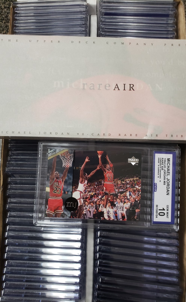 Michael Jordan RARE AIR SET 90 Cards 1994 Upper Deck Graded CCG 87 10s 3 9.5s Michael Jordan RARE AIR SET 90 Cards 1994 Upper Deck Graded CCG 87 10s 3 9.5s