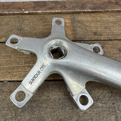 Vintage Suntour XC LTD Crankset 175mm 110 BCD Triple Square MTB