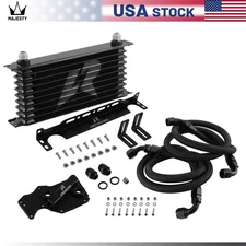 10Row Oil Cooler Kit For BMW B38 B46 B48 F20 F22 F30 G30 X3 318i 320i 520i 530i 