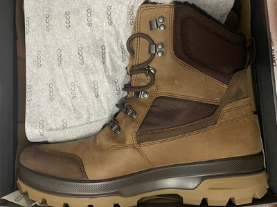ECCO Rugged Track High-Cut Waterproof Snow Boot Cocoa Brown EU 48 Men 14 - 14.5