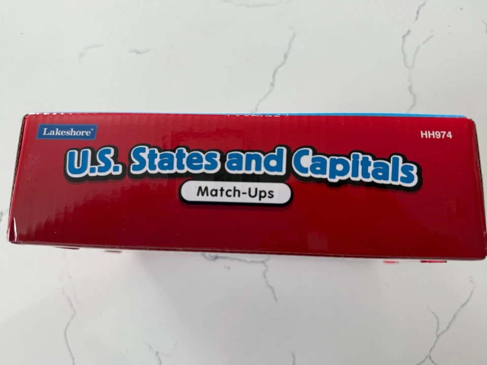 Lakeshore Estados y capitales de Estados Unidos enfrentamientos aumentan habilidades geográficas educación Foto 2 de 4