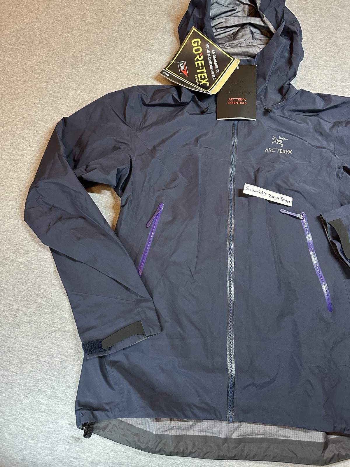 Arc’teryx Beta LT Jacket Gore-Tex Black Sapphire Women’s Size Large BNWT Rare image 2