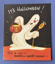 Vintage Early 1950s Halloween Greeting Card Gibson