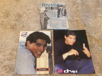 David Hanson teen magazine pinup clipping lot Hang Time 16 mag Teen Beat Pix