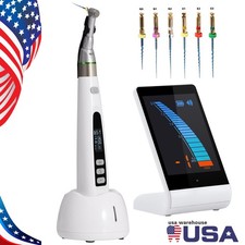 Dental Cordless LED Endo Motor 16:1 Contra Angle/Apex Locator Root Canal Finder