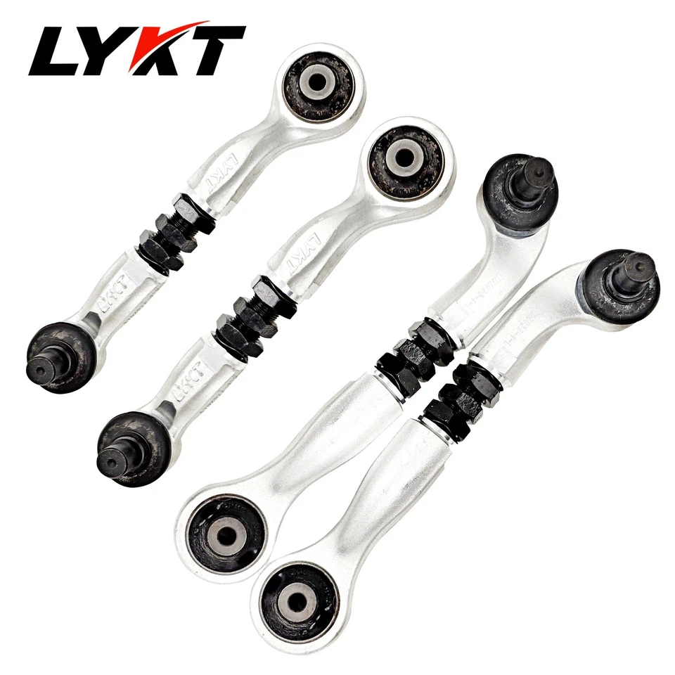 LYKT 4pcs Front Adjustable Camber Arms Kit for Audi A8 Quattro 11-19 、S8 13-18 Foto 4 de 4