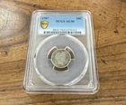 1907 P Barber Dime 10C PCGS AU50
