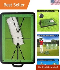 Versatile Birdie Mat Pro Golf Training Aid - Analyzes Swing Path & Ball Impact
