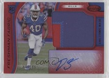 2019 Certified Freshman Fabric Signatures Mirror Red Devin Singletary Auto 13c1