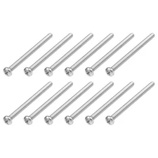 Machine Screws (M5x75mm) 25Pcs, Phillips Cross Pan Bolts 304 Stainless Steel