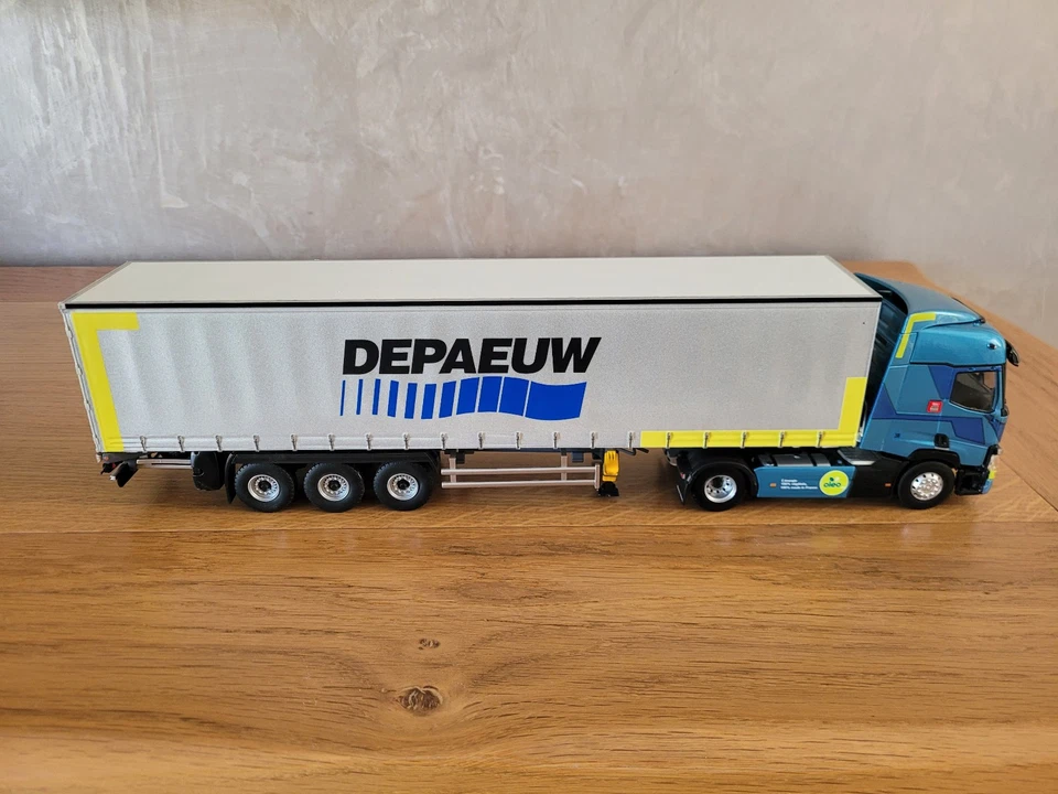camion Eligor 1/43 Renault T Biocarburant tautliner transports DEPAEUW - Photo 2/4