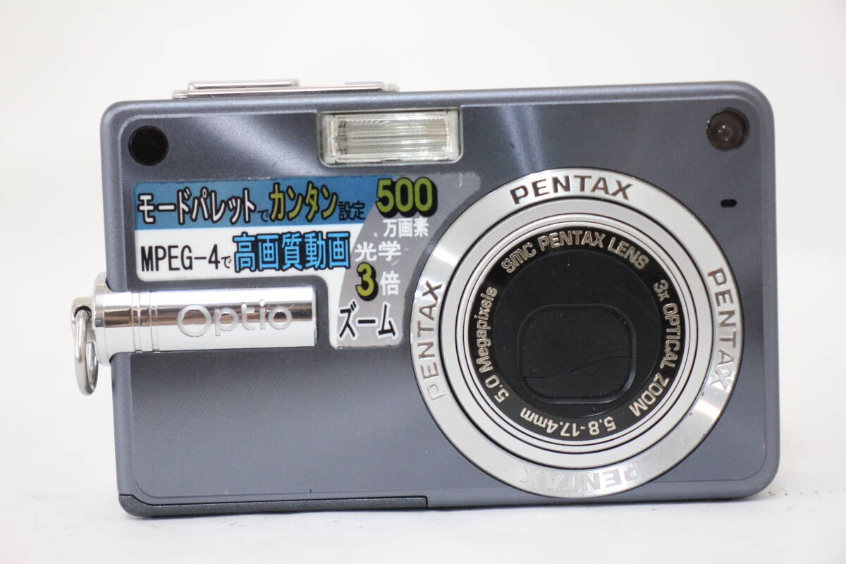 ペンタックス　ＰＥＮＴＡＸ　ＯＰＴＩＯ　Ｓ５n Pentax Optio S5N Compact Digital Camera Silver Tested Used