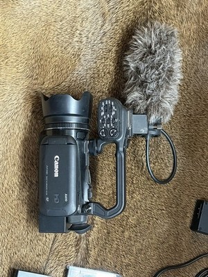 Canon XA10 professional HD camera with professional microphone and case!