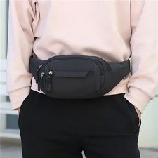 Water Resistant Large Bum Bag Travel Waist Fanny Pack Money Hiking Bumbag Belt