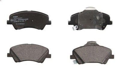 Brake Pad Set, Disc Brake DELPHI LP3678 KIA RIO IV (YB, SC, FB) 1 2020-2023
