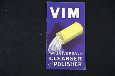Vintage Victorian Vim the Universal Cleaner & Polisher Advertisement Insert