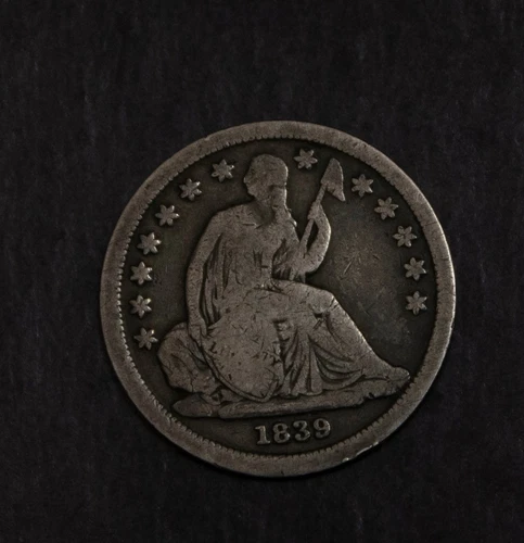 1839 Seated Liberty Dime VG   Lot 4964