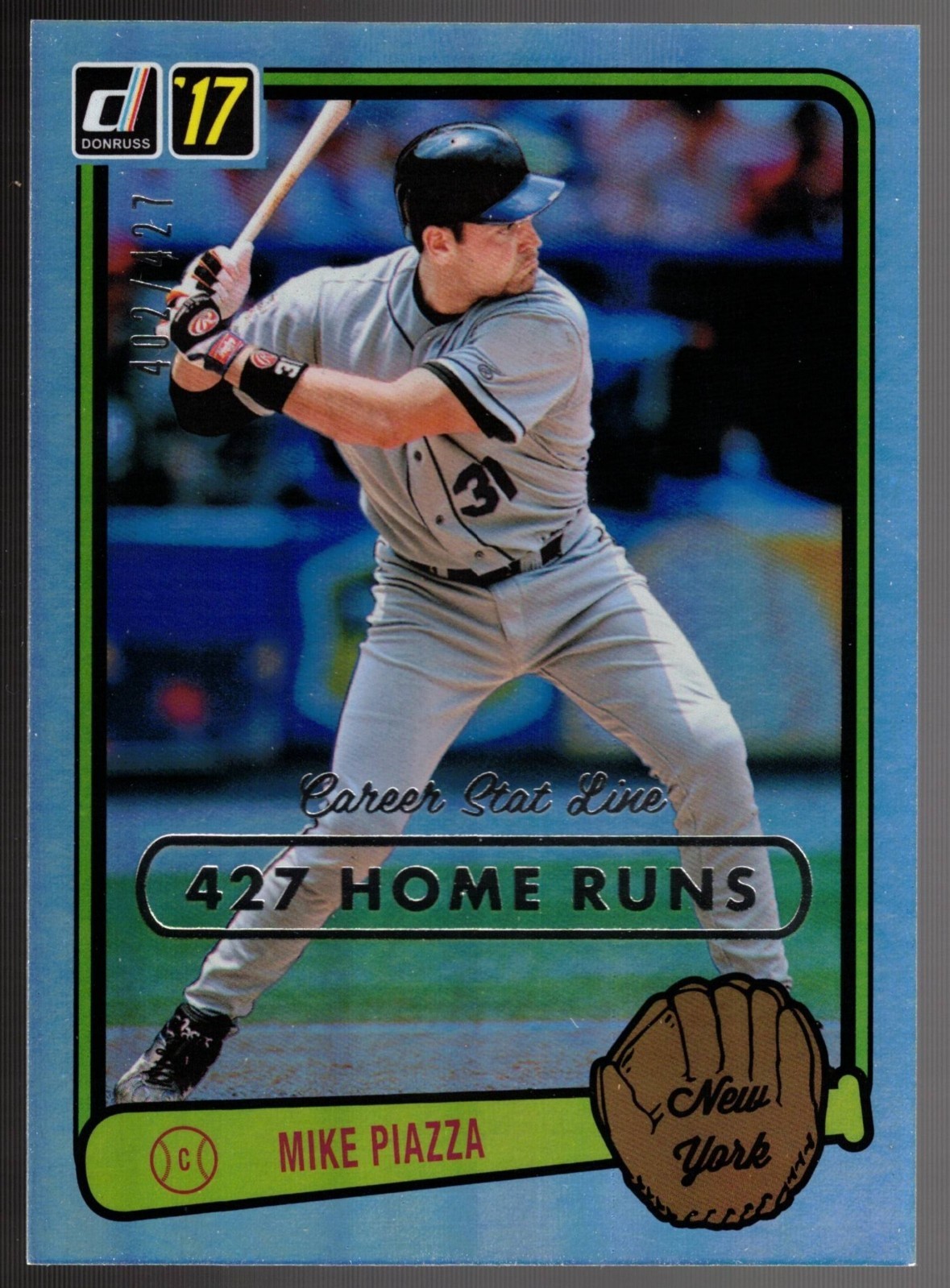 Mike Piazza - 2017 Panini Donruss Retro 1983 Career Stat Line /427 #RV-41