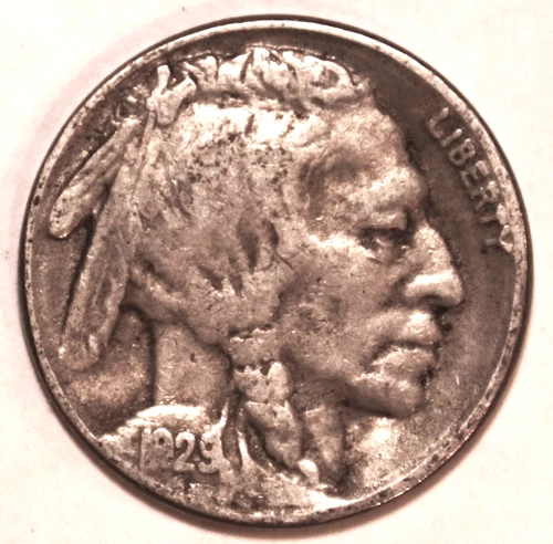 1929-S Buffalo Nickel - Fine - #3196-05 - FREE SHIPPING