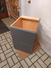 Shaker Style Solid Wood Vanity Sink Base Cabinet  1 Drawer slow close Front