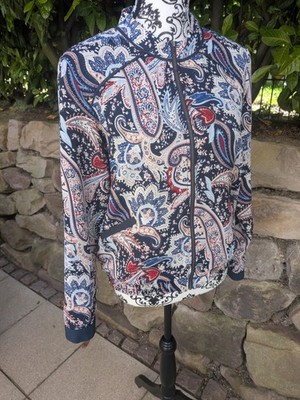 Jacke Vero Moda blau Muster Bomberjacke Sommer L
